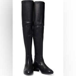 Stuart Weitzman Lorene Leather Over the Knee Boots